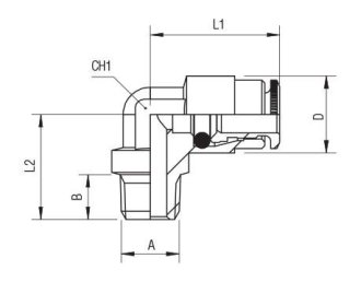 H024.6021 Raccord pour tubes push-in Pic2