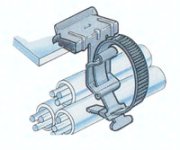 Trägerklemme mit Rohrhalter