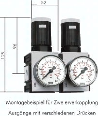 H302.7031 FUTURA Druckregler,G 1/4