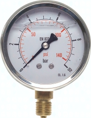 H303.0660 Glycerin-Manometer senkrecht ( Pic1