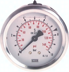 H303.1180 Glycerin-Manometer waagerecht Pic1