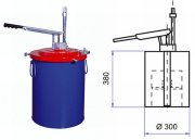 Pompe à main pour graisse avec