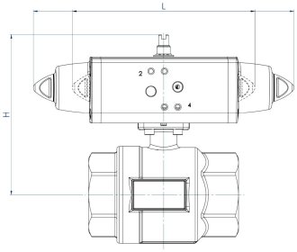 38.446 Robinet à commande pneumatique Pic2