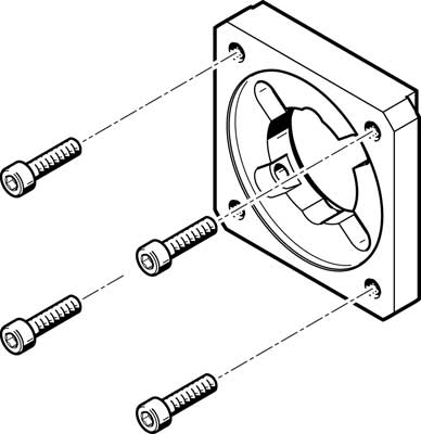 F558018 Motorflansch Pic1