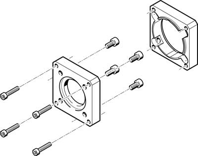 F558019 Motorflansch Pic1