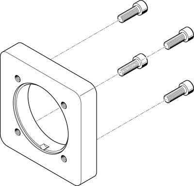 F558023 Motorflansch Pic1