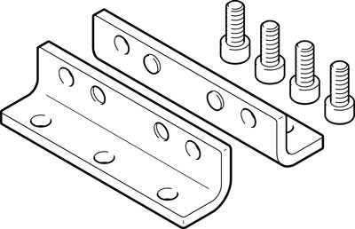 F558323 HPE-120 fixation par pattes Pic1