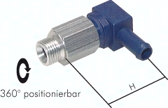 H300.3401 raccord enfichable coudé, G 1/ Pic1