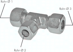 H300.7590 T-Schneidringverschraubung 10 Pic1