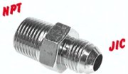 embout double NPT 1/4 -UNF 3/