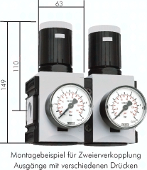 H302.7129 FUTURA Druckregler,G 1/2