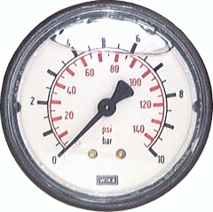 H303.1185 Glycerin-Manometer waagerecht Pic1