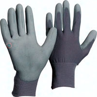 H304.4232 Feinstrick Handschuh mit PU-Te Pic1