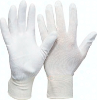 H304.4238 Feinstrick Handschuh mit PU-Te Pic1