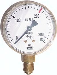 H303.0290 Schweißtechnik-Manometer 63mm, Pic1