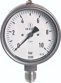 H303.0605 Sicherheits-Manometer senk- Pic1