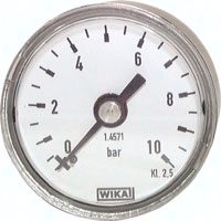 H303.1147 ES-Manometer waagerecht, 40mm, Pic1