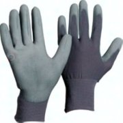 Feinstrick Handschuh mit PU-Te